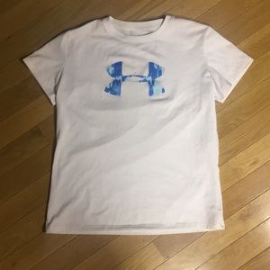 White under armor shirt